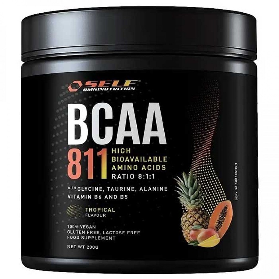 BCAA 8:1:1 200g Tropical- Self Omninutrition