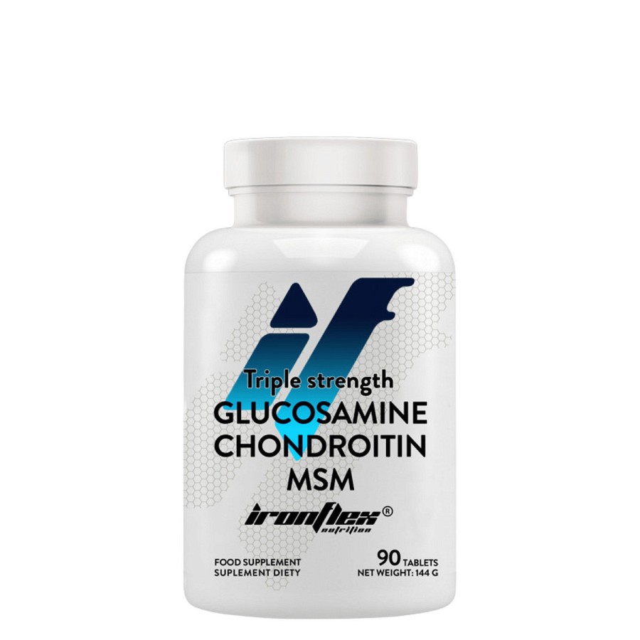 Ironflex Nutrition Glucosamine Chondroitin Msm Triple Strength  90 ταμπλέτες