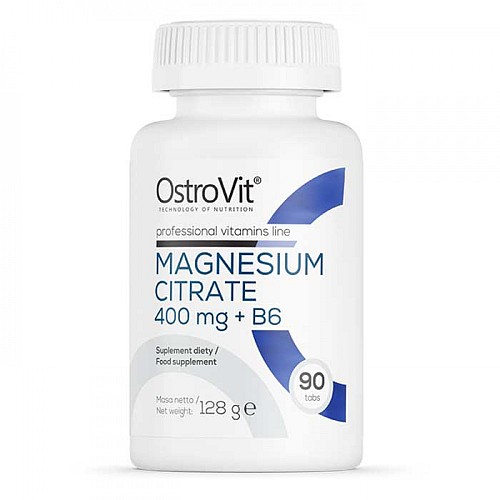 Magnesium Citrate 400 mg + B6 90 tabs - OstroVit